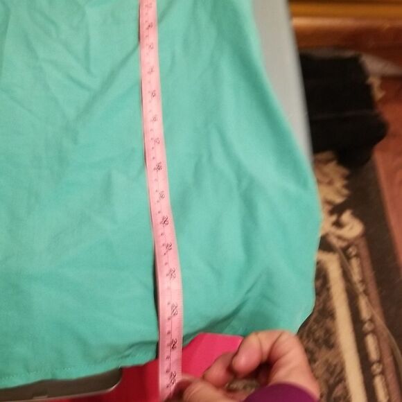 Van heusen Green Lace Detail Top Blouse M - Picture 6 of 6